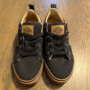 Harley-Davidson Tan and Black Sneakers